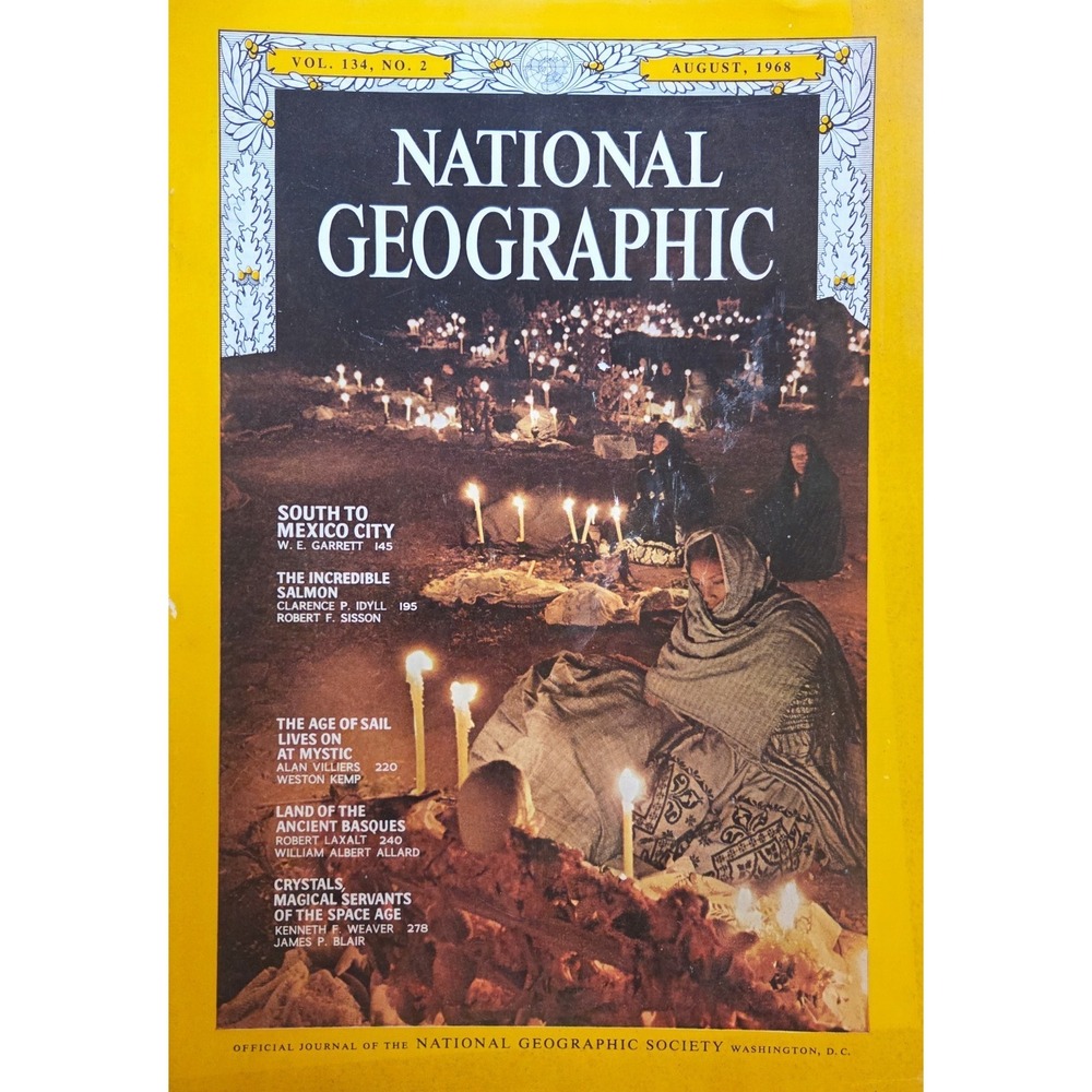 National Geographic Magazine August 1968